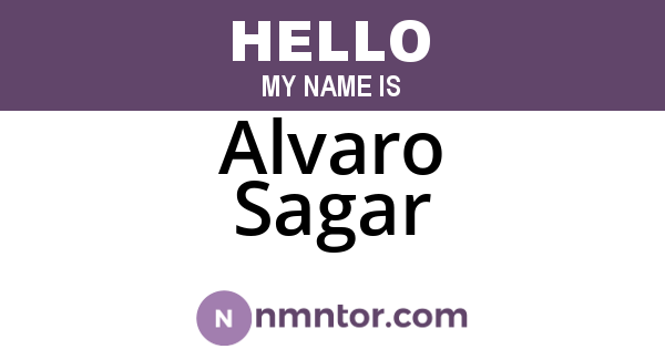 Alvaro Sagar