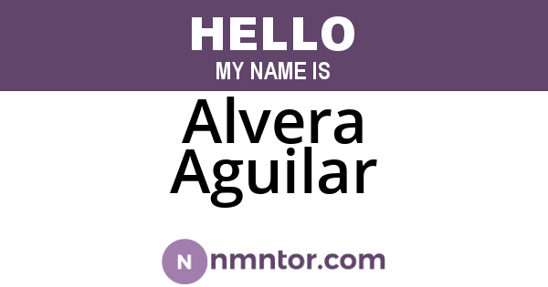 Alvera Aguilar