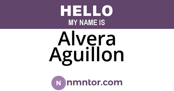 Alvera Aguillon