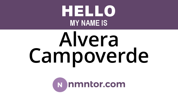 Alvera Campoverde