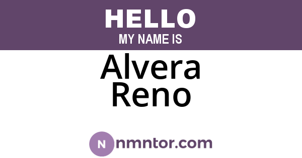 Alvera Reno