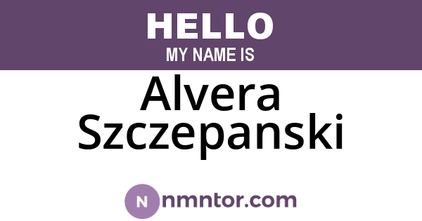 Alvera Szczepanski