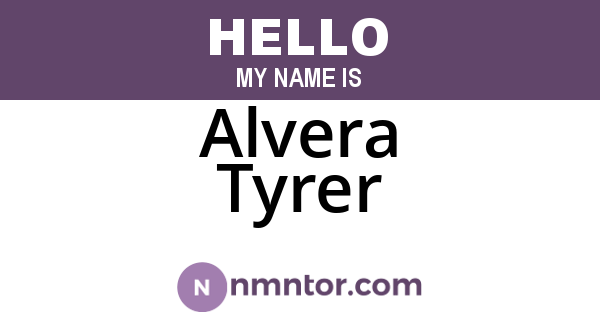 Alvera Tyrer