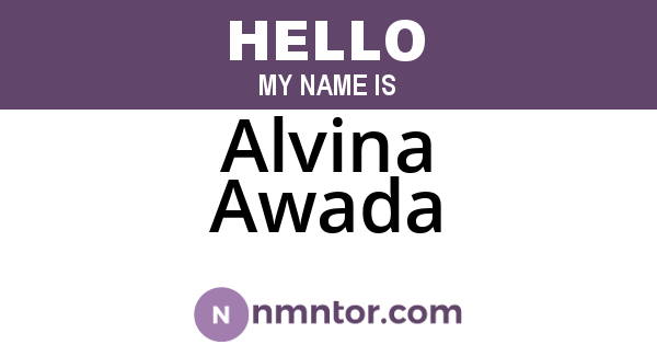 Alvina Awada