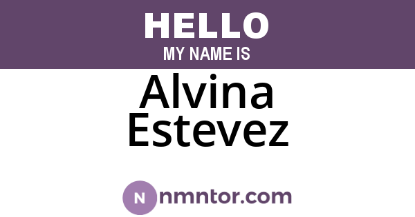 Alvina Estevez