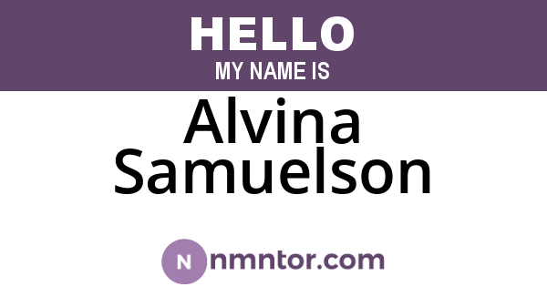 Alvina Samuelson
