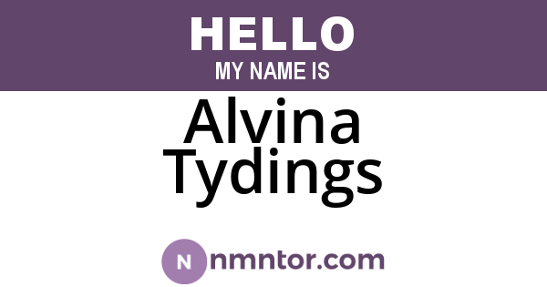 Alvina Tydings