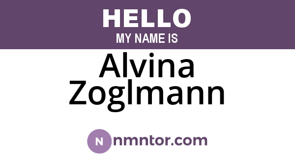 Alvina Zoglmann