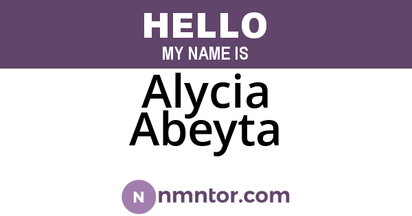 Alycia Abeyta