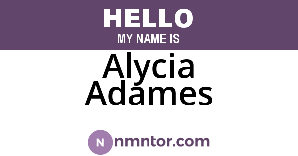 Alycia Adames