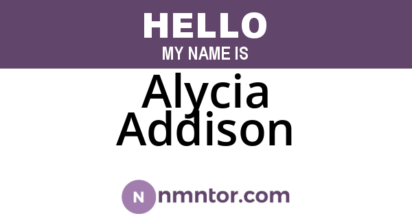 Alycia Addison