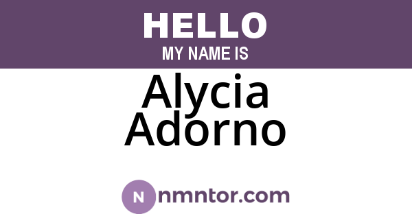 Alycia Adorno