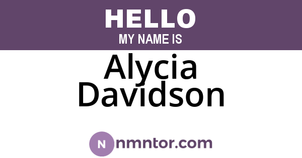 Alycia Davidson