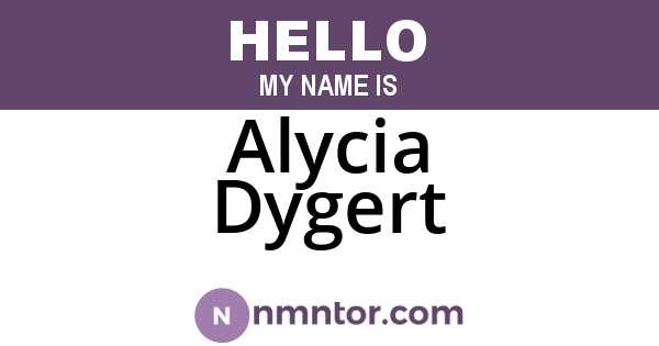 Alycia Dygert