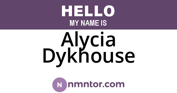 Alycia Dykhouse