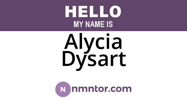 Alycia Dysart