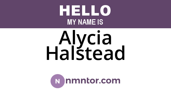 Alycia Halstead