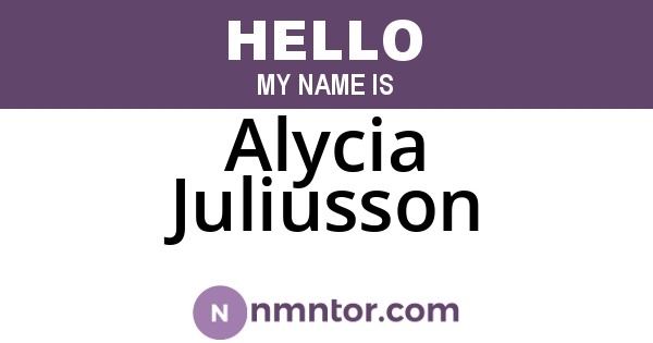 Alycia Juliusson