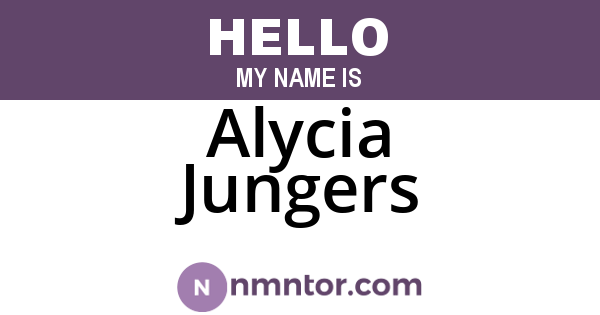 Alycia Jungers