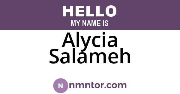 Alycia Salameh