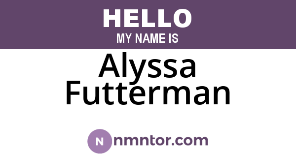 Alyssa Futterman