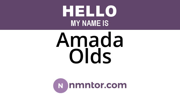 Amada Olds