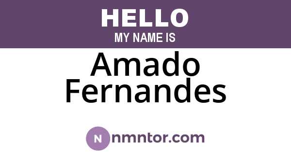 Amado Fernandes
