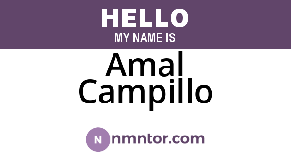 Amal Campillo