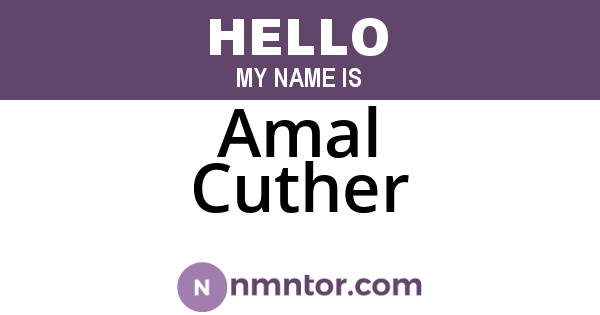 Amal Cuther