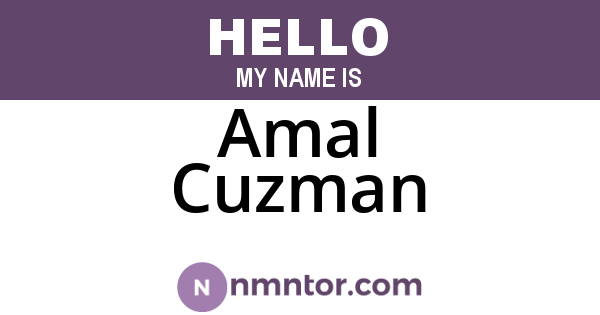 Amal Cuzman