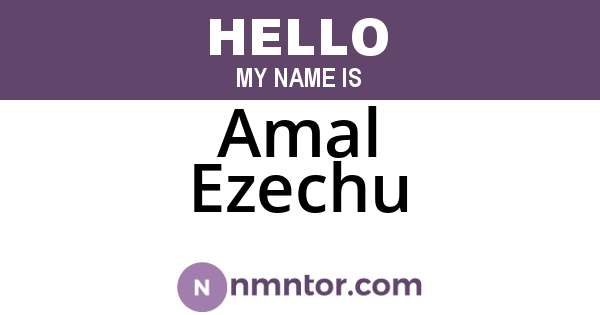 Amal Ezechu