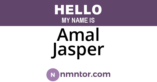 Amal Jasper