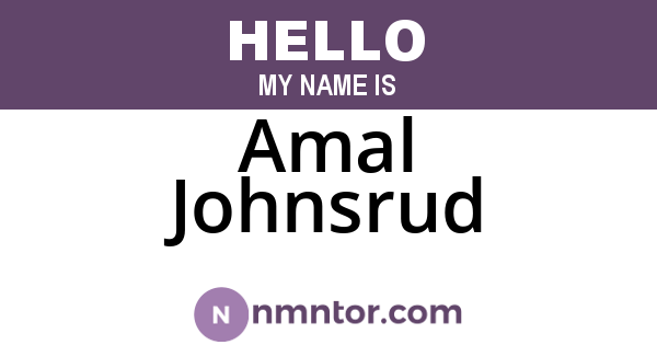 Amal Johnsrud