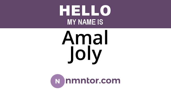 Amal Joly