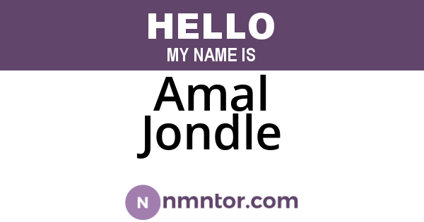 Amal Jondle