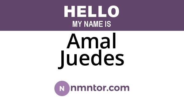 Amal Juedes