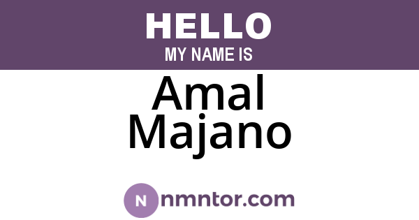 Amal Majano