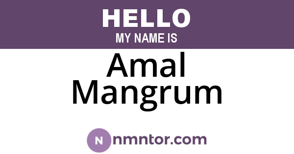 Amal Mangrum