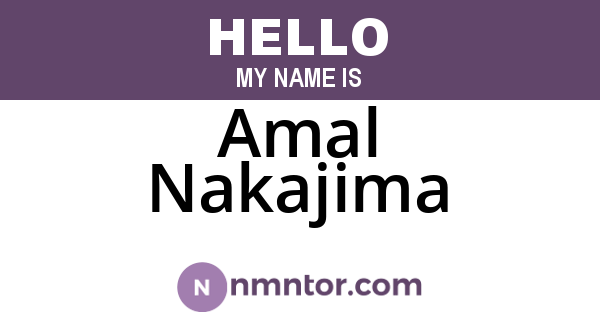 Amal Nakajima