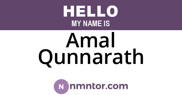 Amal Qunnarath