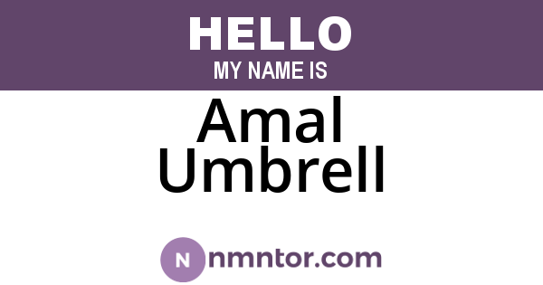 Amal Umbrell