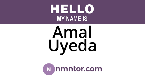 Amal Uyeda