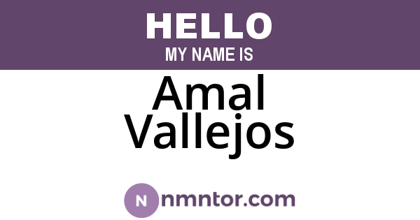 Amal Vallejos