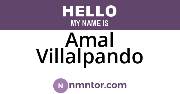 Amal Villalpando