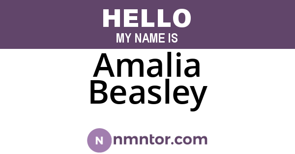 Amalia Beasley