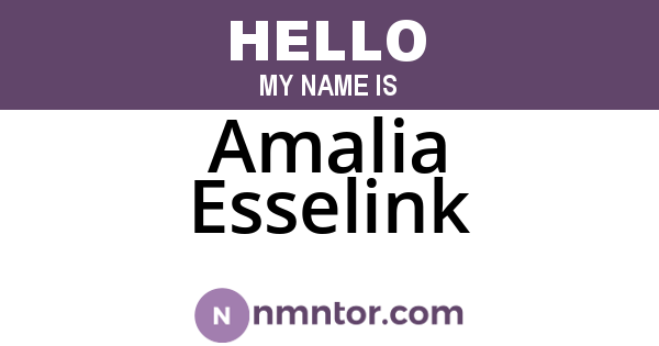 Amalia Esselink