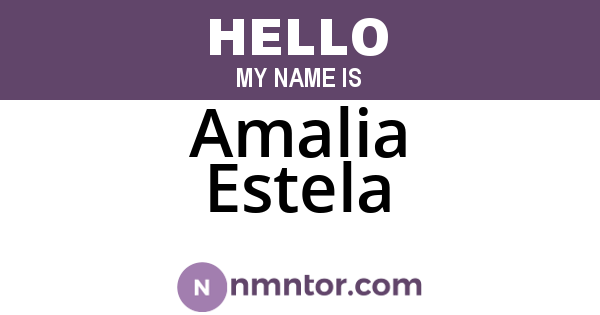 Amalia Estela