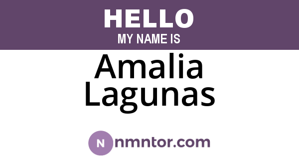 Amalia Lagunas