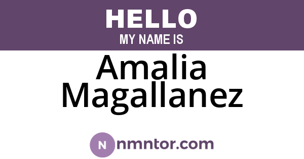 Amalia Magallanez