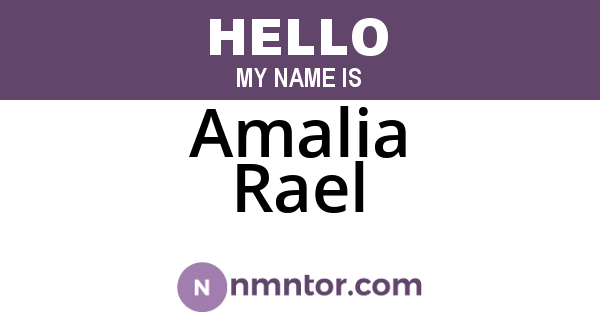 Amalia Rael
